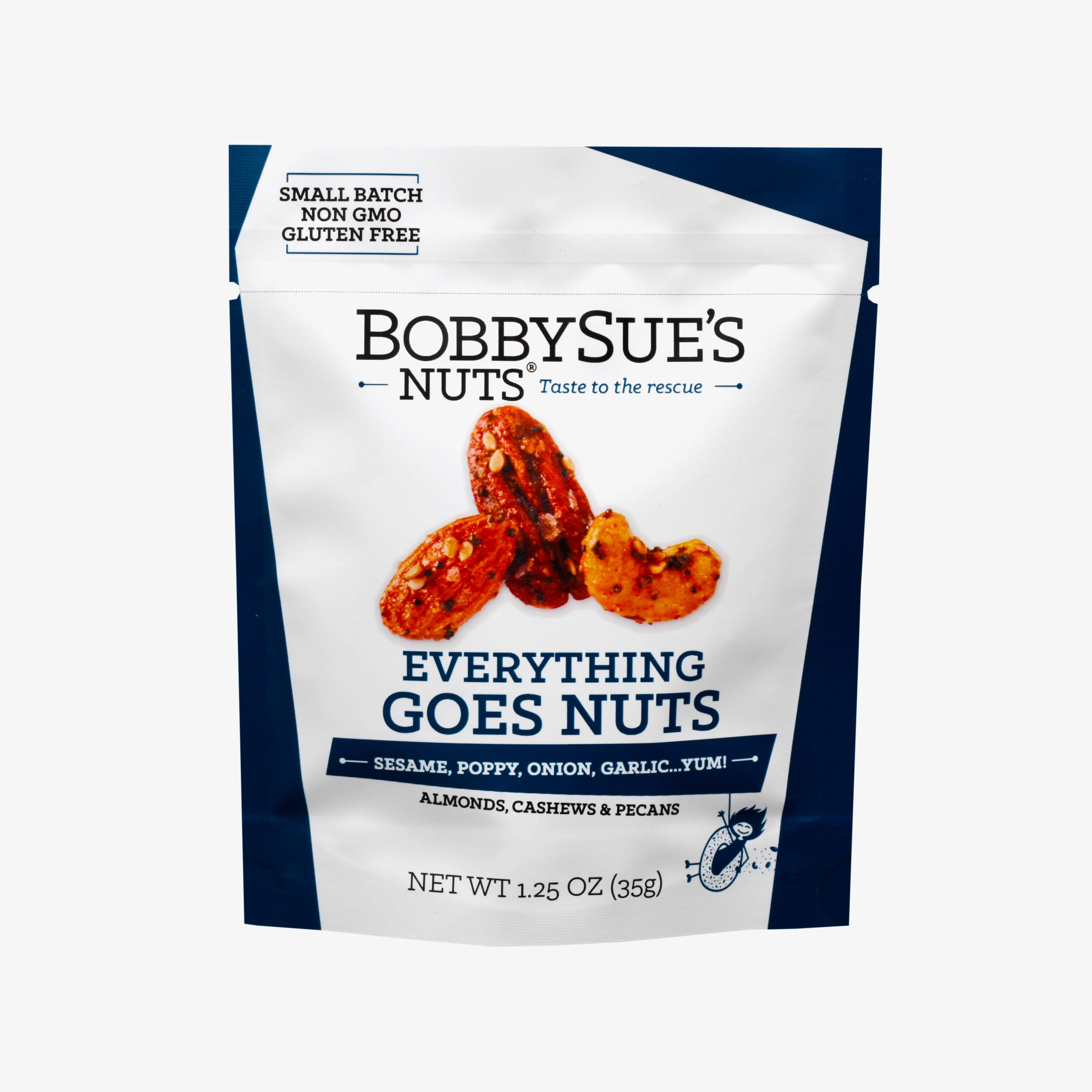 Everything Goes Nuts Snack Pack Bag
